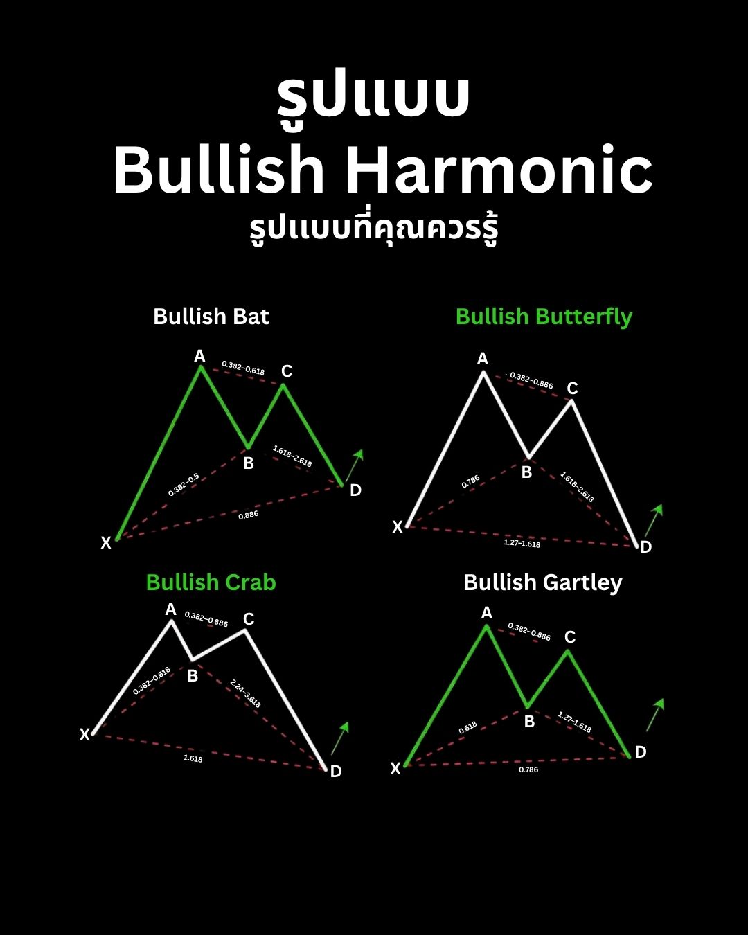 Harmonic Patterns: รูปแบบราคาขั้นสูงที่ใช้ Fibonacci หาจุดกลับตัว