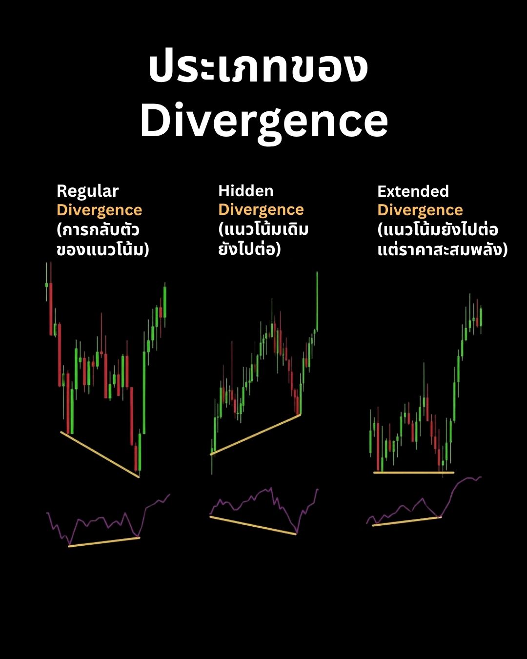 Indicators & Tools ที่เทรดเดอร์ต้องรู้จัก — Divergence, Stochastic, VWAP และ Volume Profile (Part 1)
